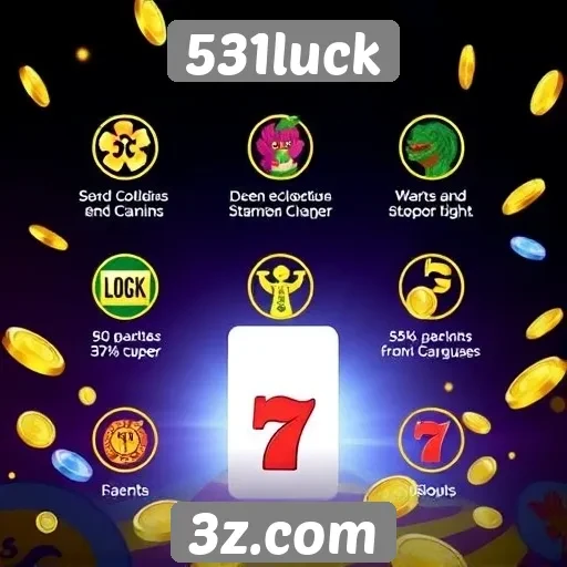 Análise das principais funcionalidades do site 531luck